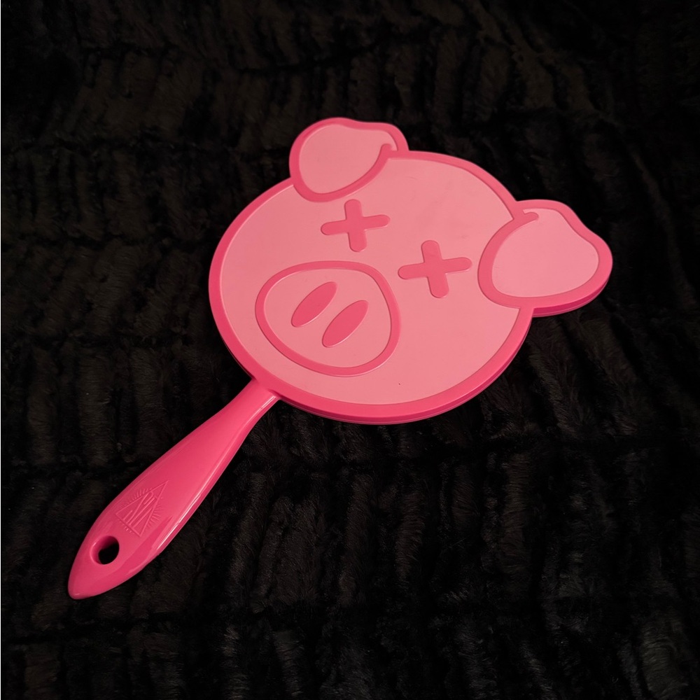 Jeffree Star x Shane Dawson Pink Pig Hand Mirror Makeup Discontinued